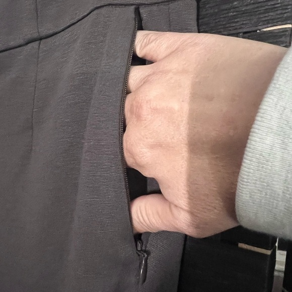 W By Worth - Dark Taupe Pointe Bootcut Trouser Size 2 - Picture 4 of 15